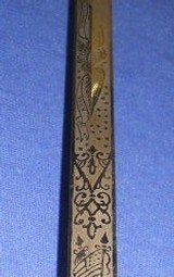* Antique 1860 STAFF & FIELD OFFICERS CIVIL WAR SWORD & SCABBARD - 14 of 20