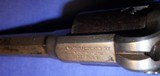 * Antique 1858 REMINGTON-BEALS 5th ISSUE PERCUSSION POCKET REVOLVER - 5 of 16
