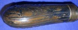 * Riling No. 756EAGLE SHIELD & STARS POCKET CASED PISTOL POWDER FLASK - 7 of 11