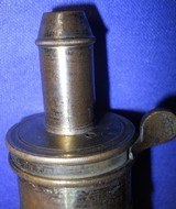 CIVIL WAR FLUTED POWDER FLASK J. DIXON & SONS STYLE - 9 of 9