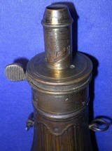 CIVIL WAR FLUTED POWDER FLASK J. DIXON & SONS STYLE - 7 of 9
