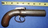 * Antique 1837 ALLEN & THURBER BAR HAMMER PEPPERBOX WORCESTER - 1 of 14