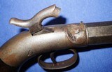 * Antique CIVIL WAR ERA ALLEN & THURBER CENTER HAMMER PISTOL - 5 of 15