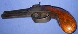 * Antique 1840s DOUBLE BARREL OVER-UNDER PERCUSSION PISTOL BELGIUM ? - 6 of 12