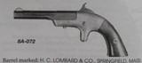 * Antique 1860s H.C. LOMBARD SPRINGFIELD, MADERRINGER SIDE SWING .22 rf - 15 of 15