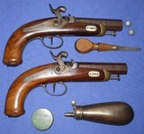 * Antique 1840s CASED SET G.SCARPATI PERCUSSION PISTOLS WITH ACCESSORIES - 4 of 20