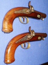 * Antique 1840s CASED SET G.SCARPATI PERCUSSION PISTOLS WITH ACCESSORIES - 7 of 20