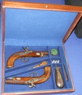 * Antique 1840s CASED SET G.SCARPATI PERCUSSION PISTOLS WITH ACCESSORIES - 2 of 20