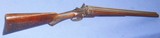 * Antique 1890 JANSSEN COACH SHOTGUN SxS HAMMER GUN 12g COWBOY ACTION - 18 of 20