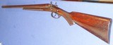 * Antique 1890 JANSSEN COACH SHOTGUN SxS HAMMER GUN 12g COWBOY ACTION - 1 of 20