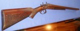 * Antique 1890 JANSSEN COACH SHOTGUN SxS HAMMER GUN 12g COWBOY ACTION - 11 of 20