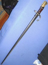 * Antique 1875 FRENCH GRAS RIFLE
BAYONET & SCABBARD EXCELLENT - 4 of 8