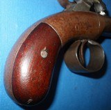 * Antique 1850s DOUBLE SxS PERCUSSION PISTOL .36 CAL. - 9 of 14
