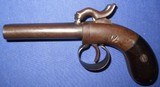 * Antique 1850s DOUBLE SxS PERCUSSION PISTOL .36 CAL. - 13 of 14