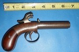 * Antique 1850s DOUBLE SxS PERCUSSION PISTOL .36 CAL. - 1 of 14