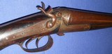 * Antique 1870s W. RICHARDS SIDE LEVER HAMMER COACH SHOTGUN 10 GA - 9 of 20
