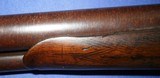 * Antique 1870s W. RICHARDS SIDE LEVER HAMMER COACH SHOTGUN 10 GA - 20 of 20