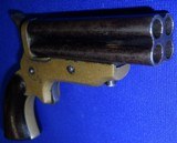 * Antique MODEL 2B SHARPS PEPPERBOX DERRINGER 4 SHOT .30 CAL. - 5 of 11