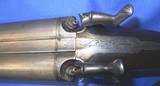 * Antique 10 g Wm. MOORE PERCUSSION SHOTGUN DOUBLE SxS - 9 of 20