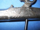 * Antique 1840 s HIDDEN TRIGGER CENTER HAMMER PERCUSSION POCKET PISTOL .45 CAL. - 4 of 14