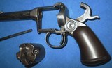 * Antique 1850s REMINGTON BEALS PERCUSSION REVOLVER IN BOX WITH ACCESSORIES - 7 of 14