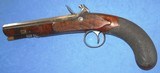 * Antique EARLY 1800s DAVIDSON NEW CASTLE ENGLAND FLINTLOCK DUELING TARGET PISTOL - 12 of 20