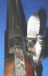 * Antique EARLY 1800s DAVIDSON NEW CASTLE ENGLAND FLINTLOCK DUELING TARGET PISTOL - 8 of 20