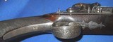 * Antique EARLY 1800s DAVIDSON NEW CASTLE ENGLAND FLINTLOCK DUELING TARGET PISTOL - 20 of 20