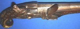 * Antique 1790s OTTOMAN EMPIRE FLINTLOCK COAT PISTOL SILVER STUDDED - 7 of 12