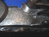 * Antique 1790s OTTOMAN EMPIRE FLINTLOCK COAT PISTOL SILVER STUDDED - 11 of 12