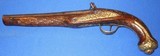 * Antique 1790s OTTOMAN EMPIRE FLINTLOCK COAT PISTOL SILVER STUDDED - 4 of 12