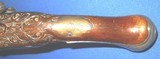 * Antique ELABORATE OTTOMAN 18th CENTURY FLINTLOCK PISTOL CHISEL CARVED - 8 of 20