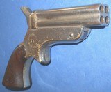 * Antique SCARCE SHARPS 1 B PEPPERBOX DERRINGER ALL NICKLE .22 CAL. - 10 of 14