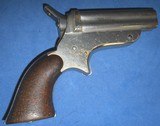 * Antique SCARCE SHARPS 1 B PEPPERBOX DERRINGER ALL NICKLE .22 CAL. - 5 of 14