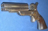 * Antique SCARCE SHARPS 1 B PEPPERBOX DERRINGER ALL NICKLE .22 CAL. - 12 of 14