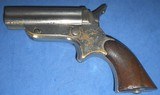 * Antique SCARCE SHARPS 1 B PEPPERBOX DERRINGER ALL NICKLE .22 CAL. - 3 of 14