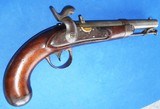 * Antique 1836 ROBERT JOHNSONPERCUSSION CIVIL WAR MILITARY PISTOL - 1 of 14