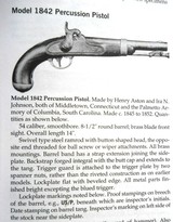 * Antique U.S.1842 HENRY ASTON PERCUSSION MILITARY PISTOL .54 CALIBER CIVIL WAR - 14 of 15