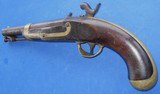 * Antique U.S.1842 HENRY ASTON PERCUSSION MILITARY PISTOL .54 CALIBER CIVIL WAR - 10 of 15