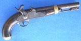 * Antique U.S.1842 HENRY ASTON PERCUSSION MILITARY PISTOL .54 CALIBER CIVIL WAR - 2 of 15