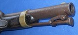 * Antique U.S.1842 HENRY ASTON PERCUSSION MILITARY PISTOL .54 CALIBER CIVIL WAR - 12 of 15