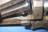 * Antique 1860s ENGRAVED EUROPEAN 4 BARREL SHARPS TYPE PEPPERBOX PISTOL 9mm - 13 of 13