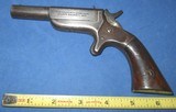 * Antique SCARCE E. ALLEN & Co. .32 rf CENTER HAMMER SIDE SWING DERRINGER PISTOL - 1 of 9