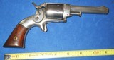 * Antique 1860 ALLEN WHEELOCK .32 rf SIDE HAMMER REVOLVER NICKLE - 1 of 9