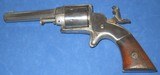 * Antique 1860 ALLEN WHEELOCK .32 rf SIDE HAMMER REVOLVER NICKLE - 5 of 9