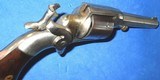 * Antique 1860 ALLEN WHEELOCK .32 rf SIDE HAMMER REVOLVER NICKLE - 7 of 9