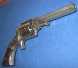 * Antique 1860 ALLEN WHEELOCK .32 rf SIDE HAMMER REVOLVER NICKLE - 4 of 9