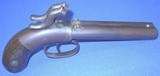 * Antique 1850 ALLEN THURBER DOUBLE BARREL PERCUSSION PISTOL .34 CAL. - 7 of 15