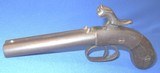 * Antique 1850 ALLEN THURBER DOUBLE BARREL PERCUSSION PISTOL .34 CAL. - 9 of 15