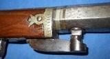 * Antique UNDER HAMMER PERCUSSION TARGET PISTOL J.J. HENRY ? .32 CALIBER - 7 of 13